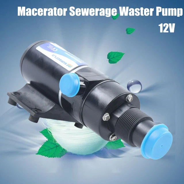 BRONZE MACERATOR PUMP 12 Volt Macerator Toilet Sewerage Waste Water