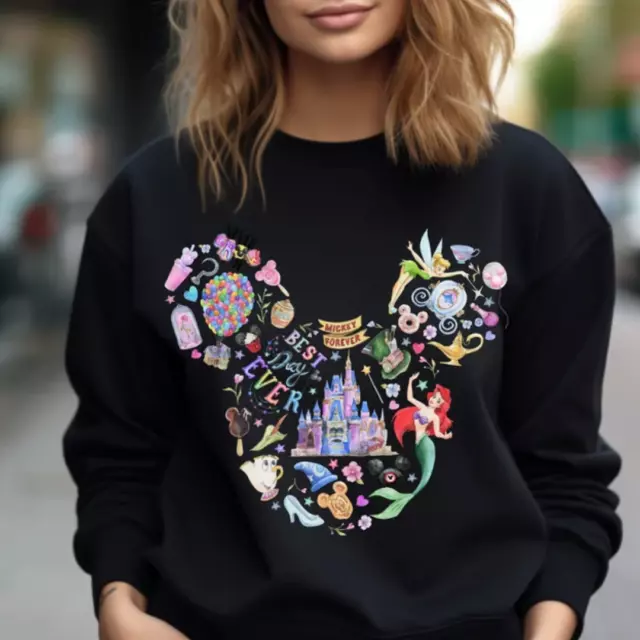 Cute Disneyland Sweatshirt, Disney Sweatshirt,  Mickey Forever Sweatshirt