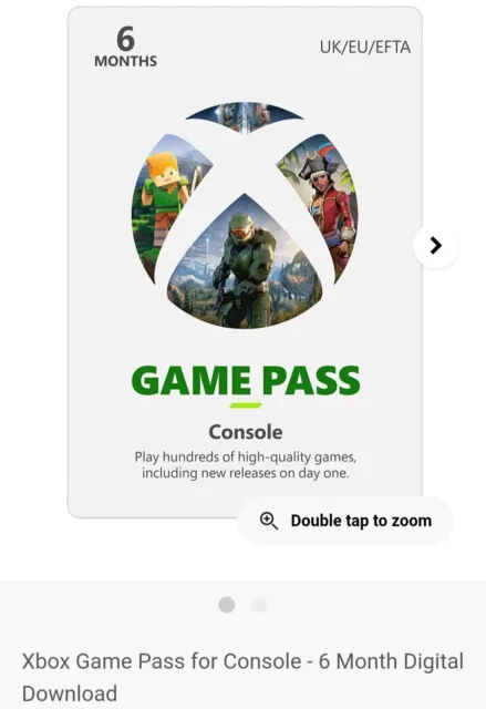 Xbox Game Pass For Console - 6 Months Digital Download