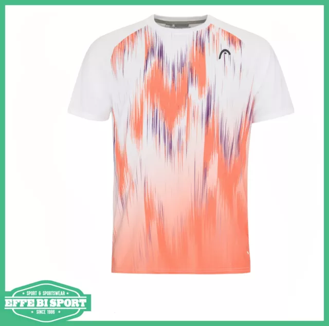 Maglia Head uomo tennis t-shirt manica corta tshirt girocollo allenamento sport