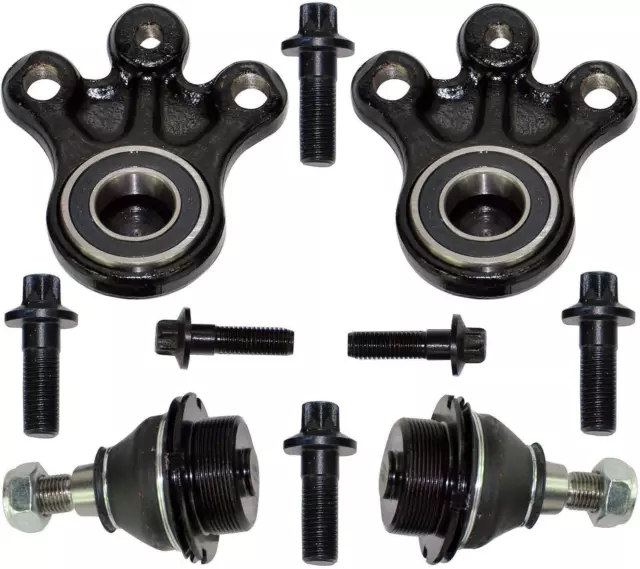 2X For Citroen C5 Mk 3 C6 05-On Front Suspension Upper And Lower Ball Joints Kit