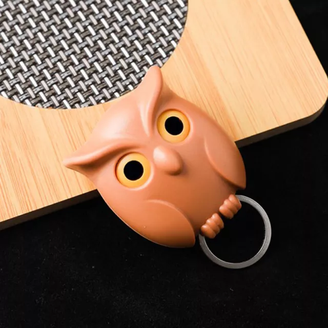 1PCS Wall Key Hook Holder Hanging Night Owl Magnetic Keep Keychains Keyring Sb