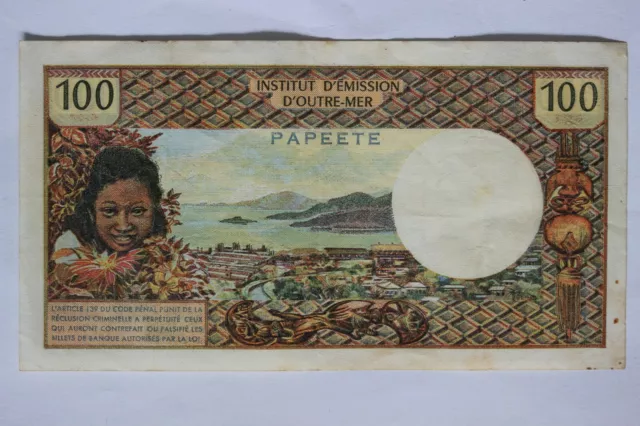 TAHITI 100 Francs P24 (SC38/W5)