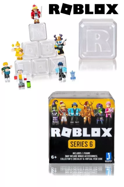 Roblox Celebrity Series 6 Blind Mystery Box Silver Cube Exclusive Virtual  Codes