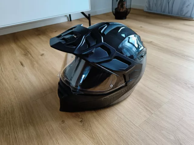 Touratech Aventuro Traveller Carbon 2, Core Schwarz - Motorradhelm