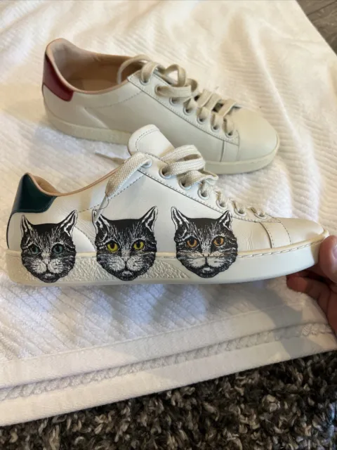 GUCCI ACE MYSTIC Cat Sneakers 36 $499.00 - PicClick