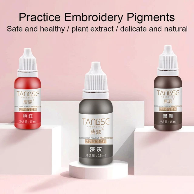 Tinta de línea de ojos pigmento maquillaje de cejas tatuaje de labios 15 ml A8L1