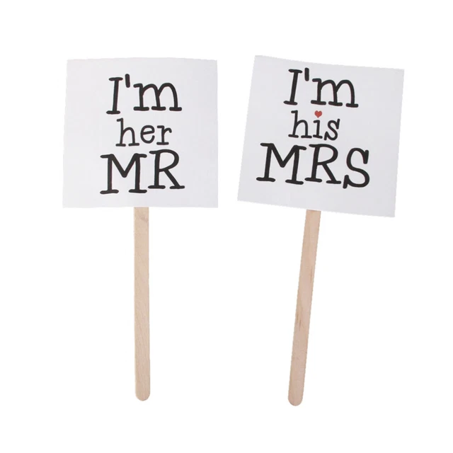 Décoration Mariage Acrylique "Monsieur & Madame" - Lettres Centre De Table 28 Cm, Personnalisables, Made In France - 2
