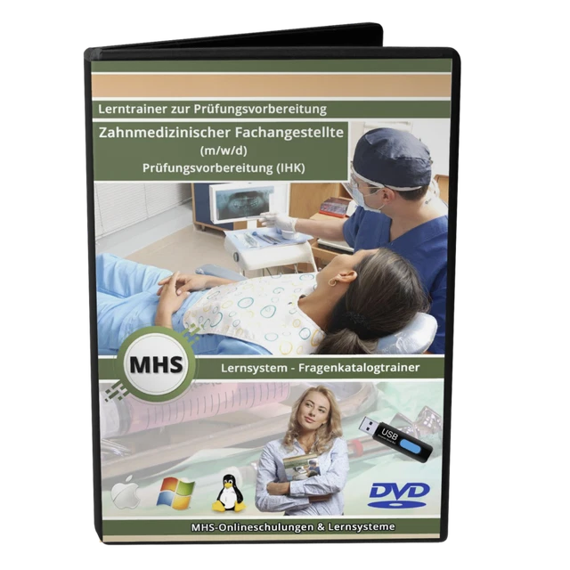 Zahnmedizinischer Fachangestellte (m/w/d) Lerntrainer - DVD oder USB-Stick