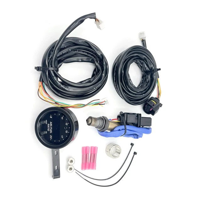 thumbnail image 2 of Geloo Wideband UEGO Air Fuel Ratio Gauge 52mm With 4.9 LSU Sensor - Digital AFR Controller For Engine Tuning 2 of 5