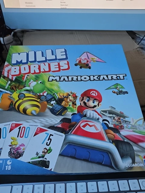 Jeu De Société Mille Bornes édition Mario Kart - Marque Dujardin - Complet Et En Très Bon état