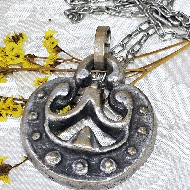 Collier Vintage Henry Perrichon - Talossel - Ecole Line Vautrin - France - Unique