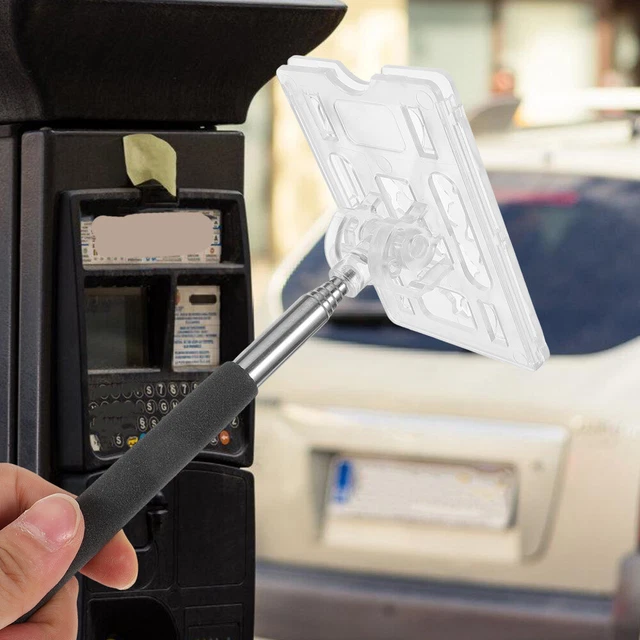 WORGEOUS Toll Pass Holder Parking Card Swiping Stick Adjustable Card Holder For Car Payment And Access Cards For