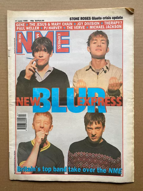 Blur Nme Magazine June 17 1995 - Blur Cover With More Inside Uk