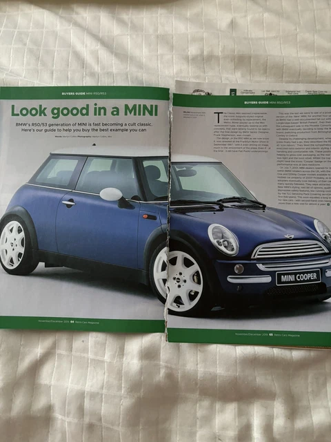 MINI R50 R53 Buyers Guide Retro Cars Magazine 2019 £5.97 - PicClick UK