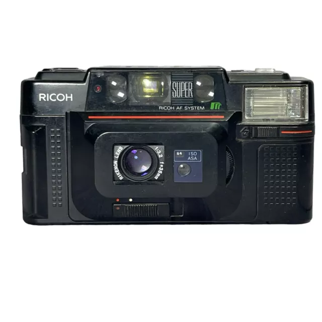 Ricoh FF-3D AF Super Point and Shoot 35mm Film Camera WORKING