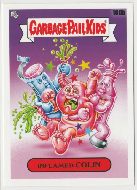 2021 Topps Garbage Pail Kids Food Fight Inflamed Colin 100b GPK sticker