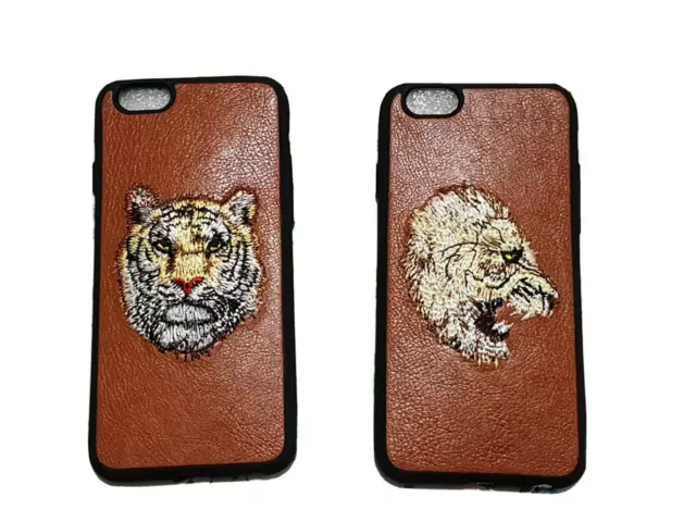 85 x NEW iPhone 6 4.7" CASES Mobile Phone Covers ANIMAL LACE EMBROIDERY Joblot