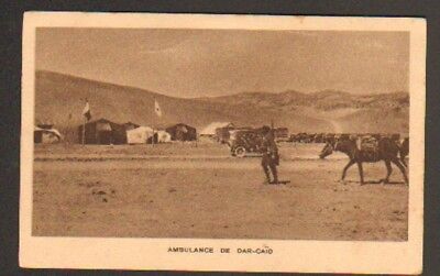Dar-Caid (Maroc) Automobile / Ambulance, Camp Militaire