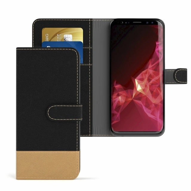 Custodia per Samsung Galaxy S5 Mini Jeans Copertura Protettiva Cellulare Nero
