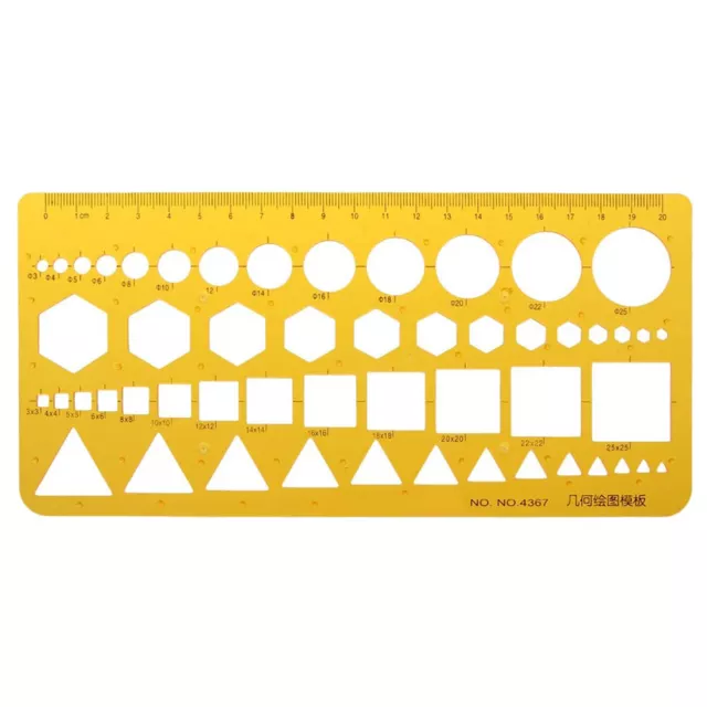 Children Painting Drawing Stencil Template Rulers