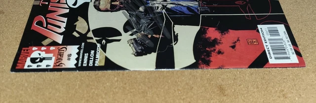 The Punisher #6 Vol  5 Marvel Knights Marvel Comic signed BY ENNIS & DILLION C/S 7