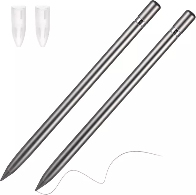 Chinco Everlasting Pen Erasable Pencil Metallic Inkless Metal Pen No Ink Aluminu