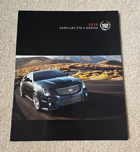 2014 Cadillac CTS-V Original Sales Brochure