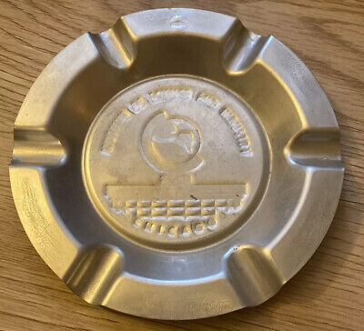 Vintage Museum Of Science And Industry Chicago Ashtray Stamped Metal Souvenir