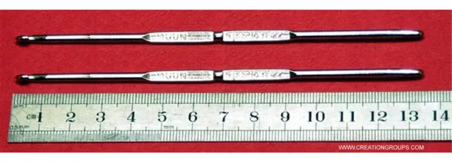 2 New Double Ended Crochet Hook for Brother Singer 9mm KH260 KH270 SK150 155 890