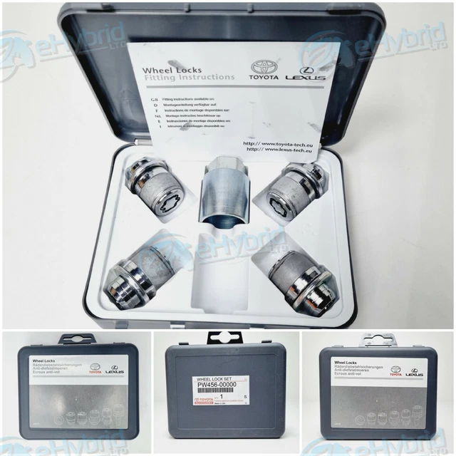 GENUINE LEXUS RX450H Locking Wheel Nuts With Key Brand New Oem Part