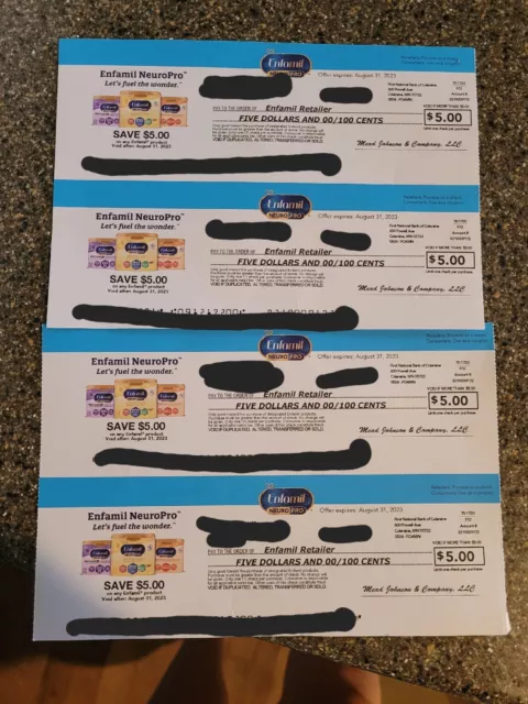 Enfamil Coupon Checks Worth 20$ Expires 8-31-23
