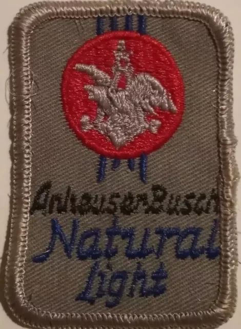 Anheuser Busch Natural Light embroidered Iron on patch