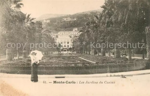 73551692 Monte-Carlo Les jardins du casino Monte-Carlo