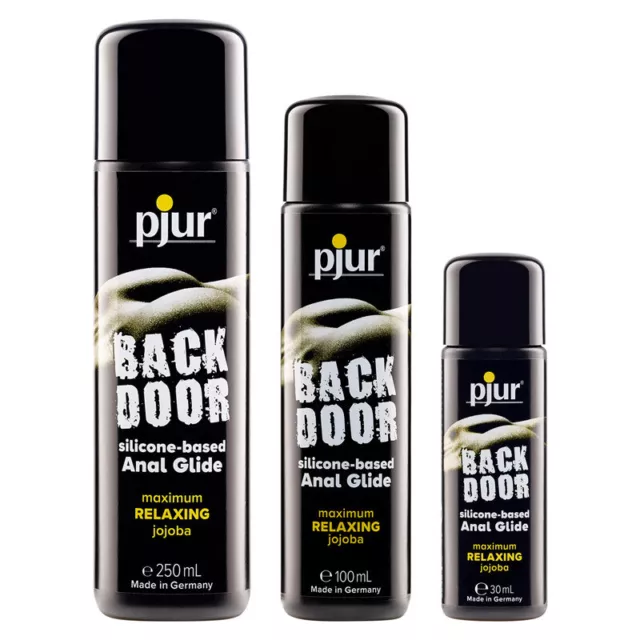 pjur BACK DOOR Relaxing lubricant Silicone based ANAL glide lube jojoba extract