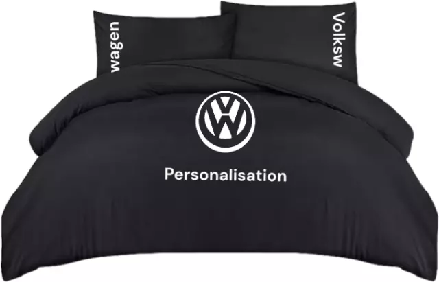 VW Double Duvet cover Set- Volkswagen - Pillows