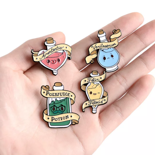 New Harry potter magic medicine Pin Badge zinc alloy Brooch Enamel Pin cosplay