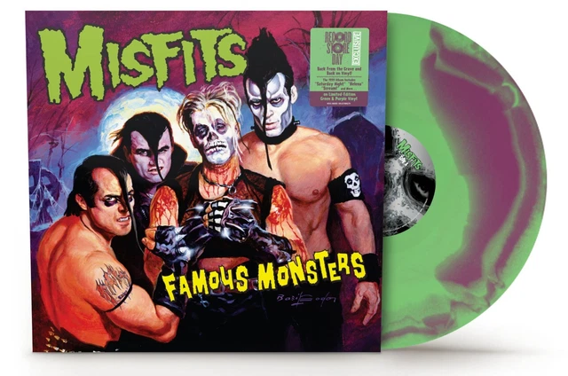MISFITS FAMOUS MONSTERS LP (PURPLE GREEN SPLATTER RSD 2026) NEW