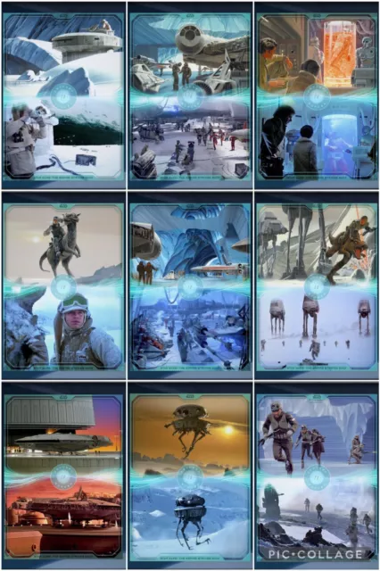 Topps Star Wars Digital Card Trader Blue 34 Card ESB Concept To Screen Set