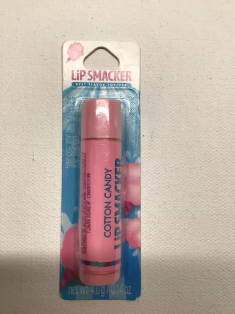 NEW Lip Smacker Moisturizing Flavored Lip Balm Cotton Candy Flavor