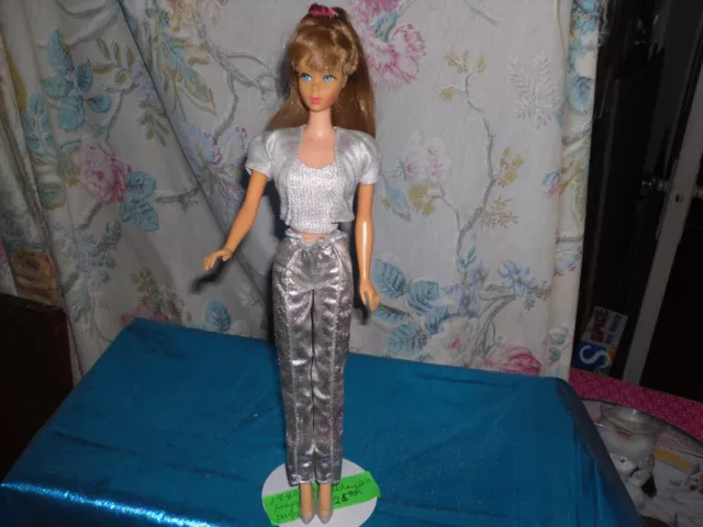 1967 Barbie Twist N Turn Wearing Silver Outfit