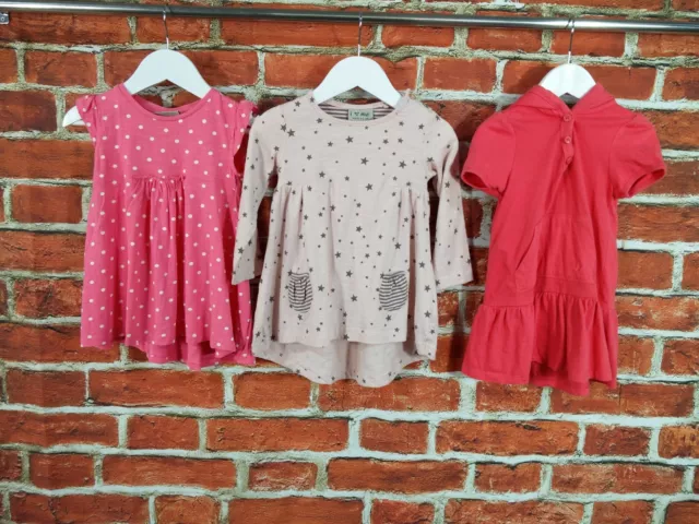 Baby Girls Bundle Age 12-18 Months Next Mothercare T-Shirt Dress Hood Star  86Cm