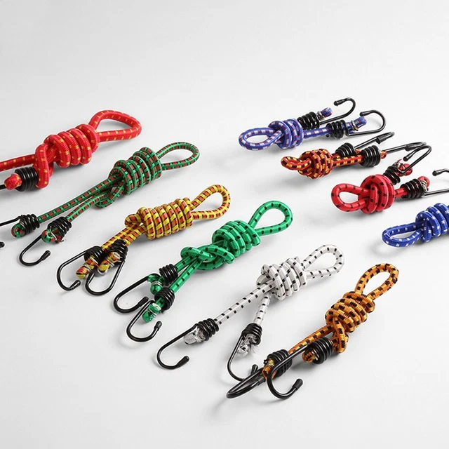 Zufällige Farbe Bungee-Schnur mit Haken Bungee-Schnur haken  Camping, Tarps