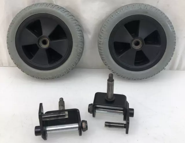 PAIR 8x2 Front Wheels W/ Axles for Zipr Traveler Mobility Scooters Hardware Tire