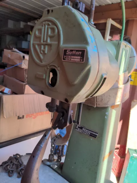 Working Insole Stitcher Sutton Landis Chain Stich McKay Model 296A Working Insole Stitcher Sutton Landis Chain Stich McKay Model 296A