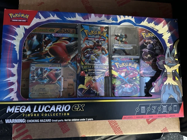 POKÉMON TCG MEGA Lucario ex Premium Figure Collection Box New Factory ...