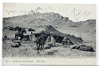 Campement De Marocains   Maroc Cpa Postcard 7658