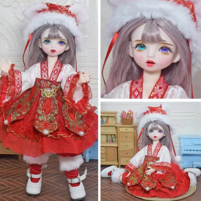 BJD Dolls 1/6 SD Fashion Dolls 12inch 30cm Ball Jointed Doll DIY Toys Kids Gift