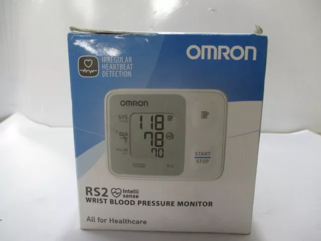 Omron RS2 Automatic Intellisense Wrist Blood Pressure Monitor HEM-6161-E New 2