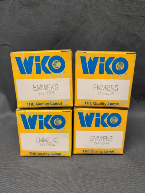 Wiko Projector Lamp, Emm/Eks-5, Lot Of 4